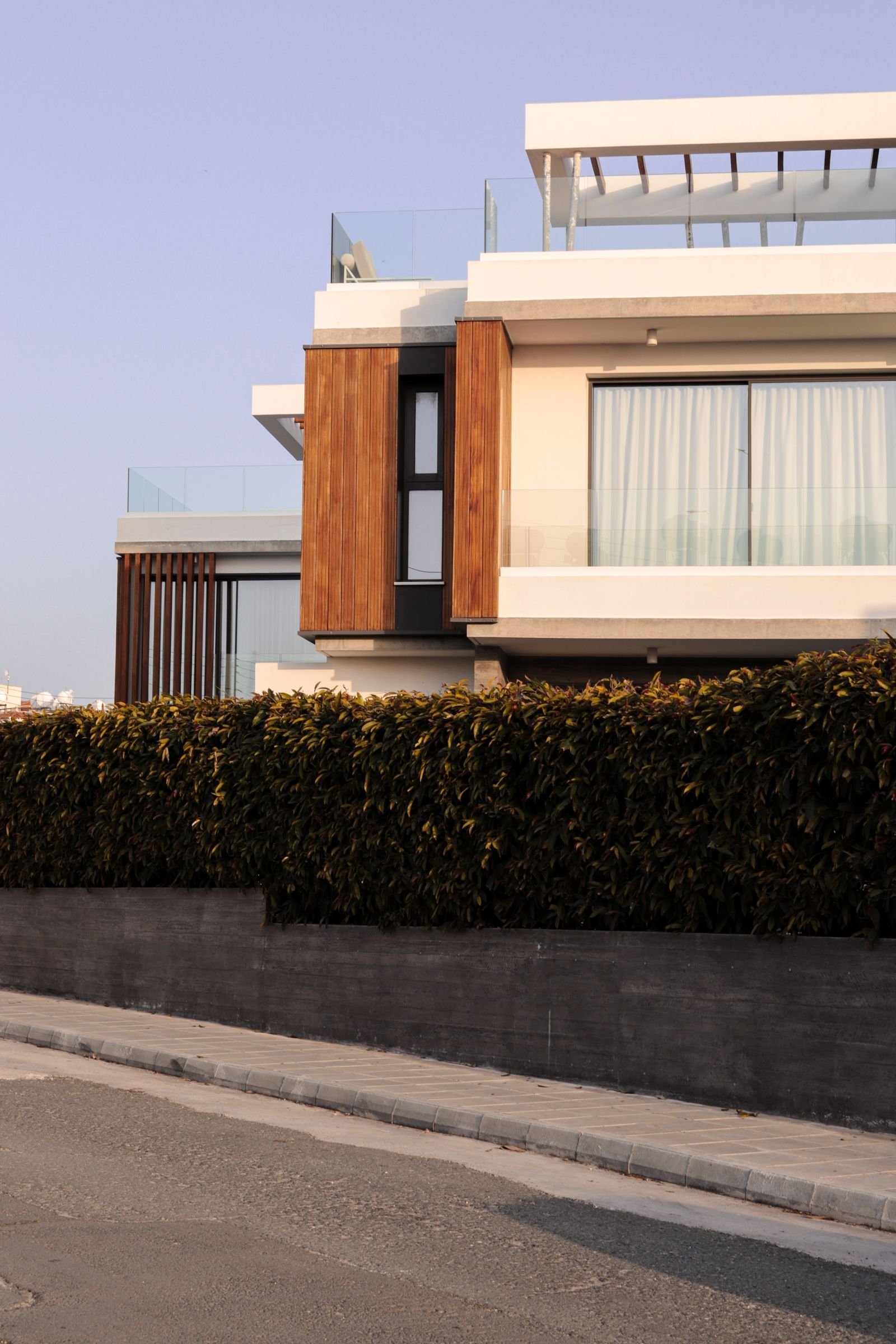 Modern contemporary Kerala villa exterior