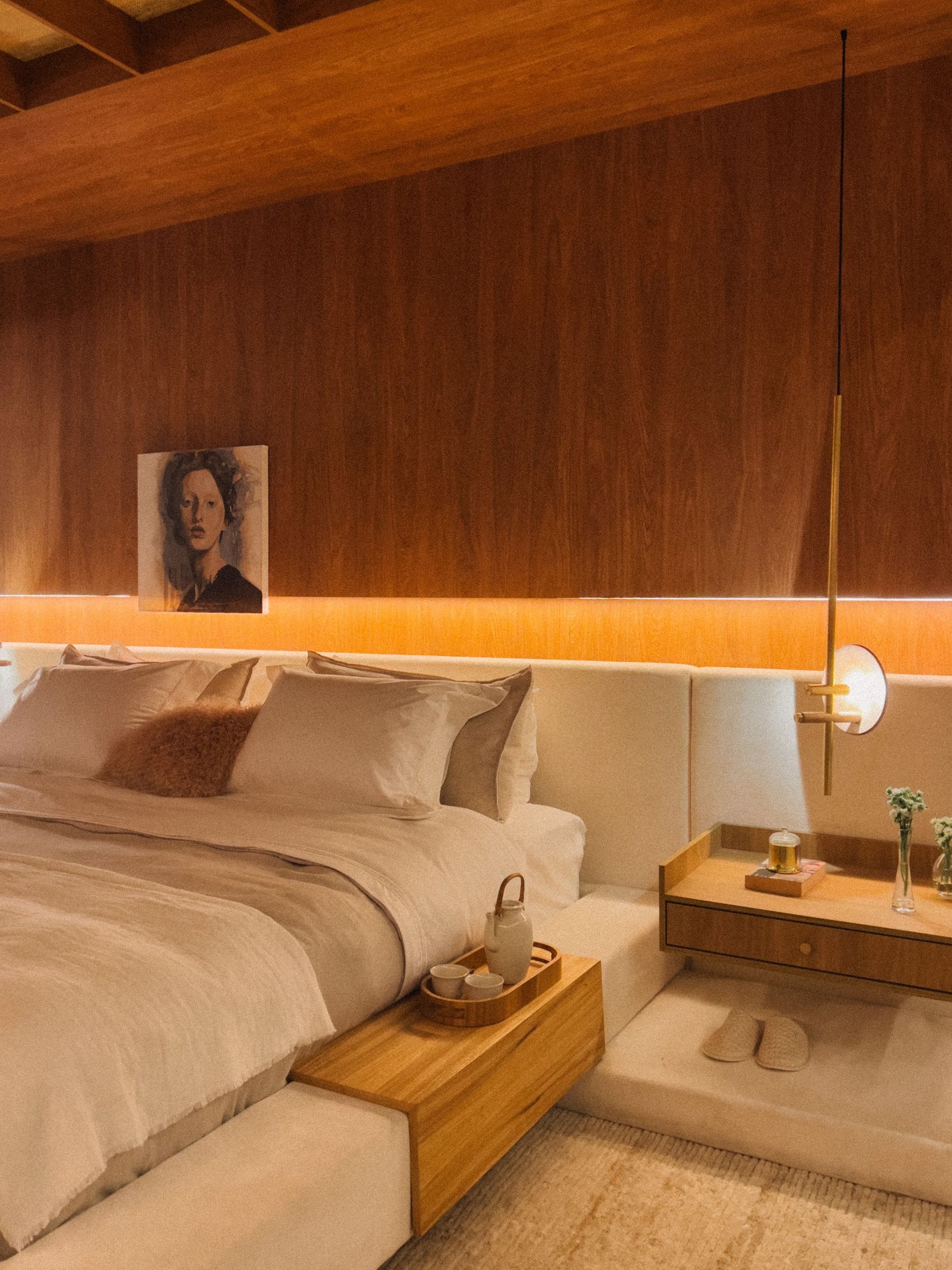 Modern bedroom interior