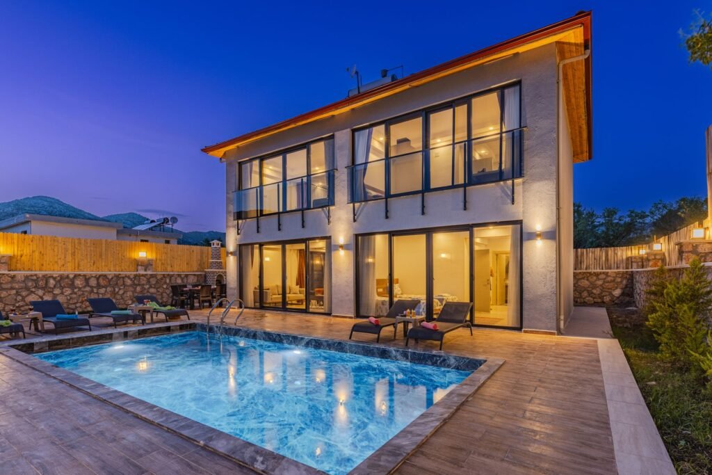 Modern luxury house exterior